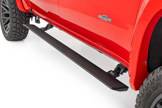 Rough Country PSR51523 Power Running Boards | Dual Electric Motor | Double Cab | Chevy/GMC 1500/2500HD/3500HD 2WD/4WD