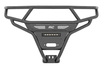 Rough Country 93131 Tubular Bumper | Front | Black Series LED | 6" Light | Slim Line | Polaris RZR XP 1000