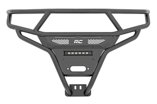 Rough Country 93131 Tubular Bumper | Front | Black Series LED | 6" Light | Slim Line | Polaris RZR XP 1000