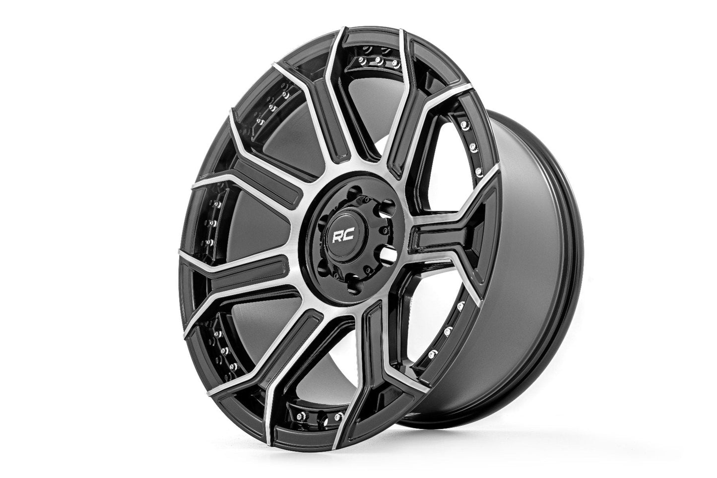 Rough Country 89200912 Rough Country 89 Series Wheel | One-Piece | Black Machined Gunmetal | 20x9 | 6x5.5 | +18mm