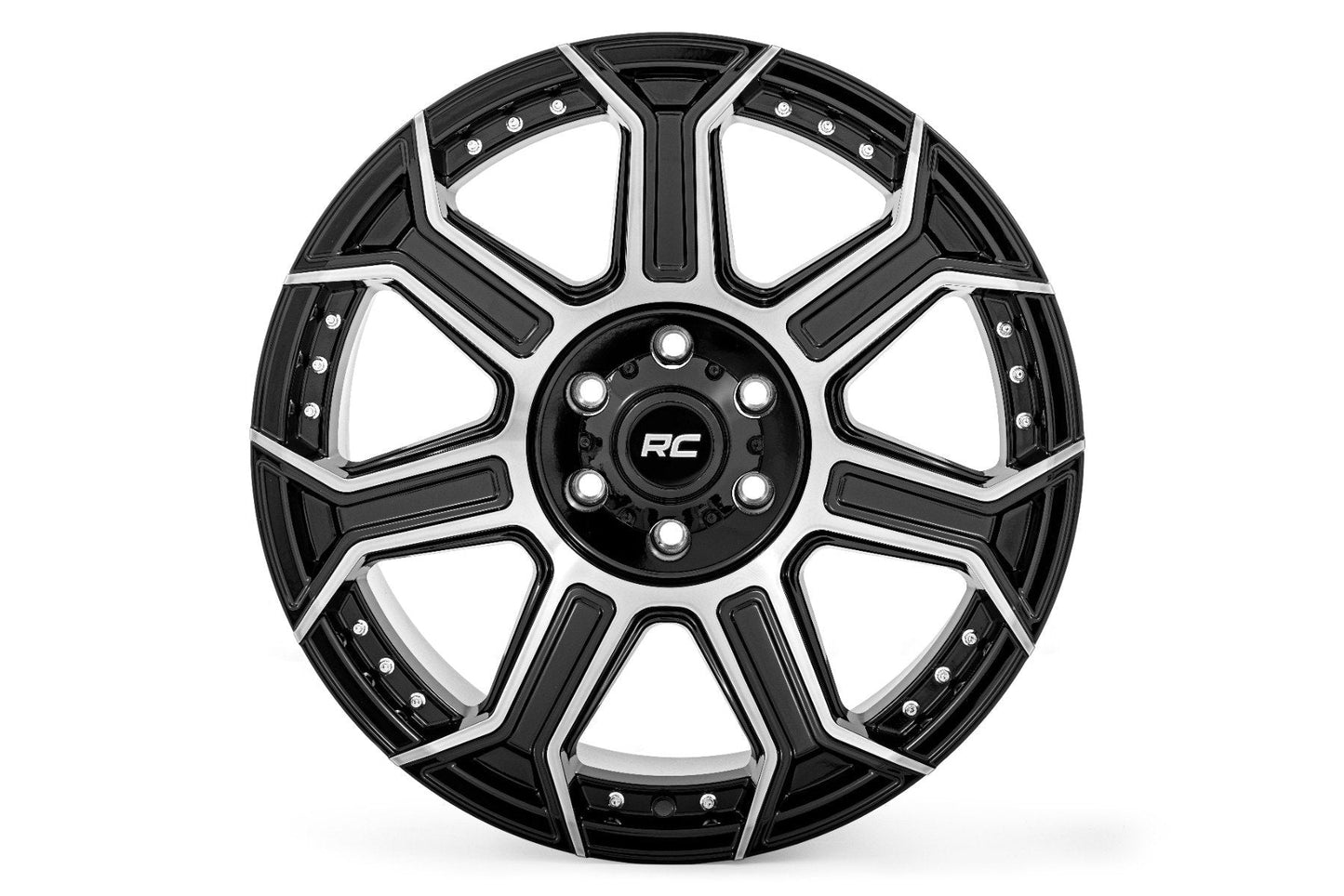 Rough Country 89200912 Rough Country 89 Series Wheel | One-Piece | Black Machined Gunmetal | 20x9 | 6x5.5 | +18mm