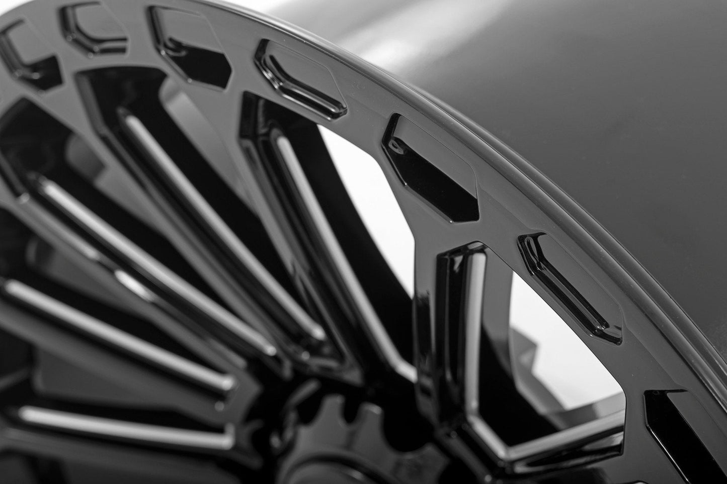 Rough Country 97170912 Rough Country 97 Series Wheel | One-Piece | Gloss Black | 17x9 | 6x5.5 | -12mm