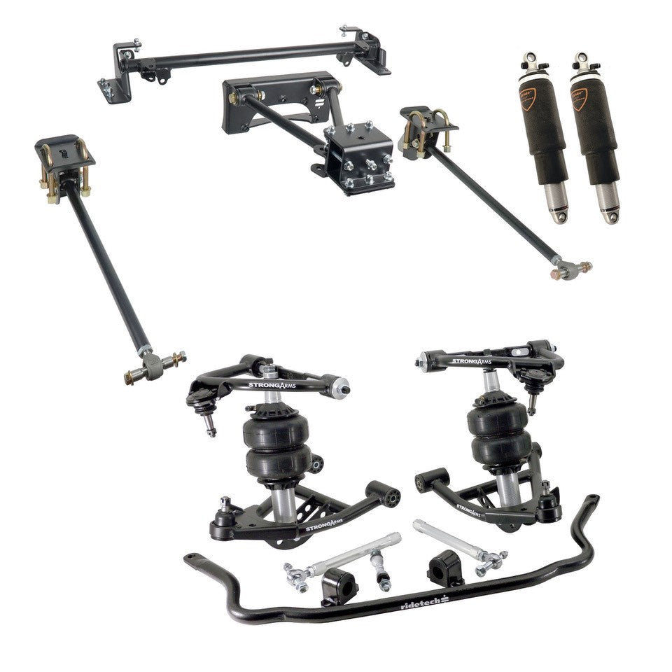 Ridetech 11390397 TQ Air Suspension System for 1982-2003 S10, S15 and Sonoma w/ 7.5" Differential.