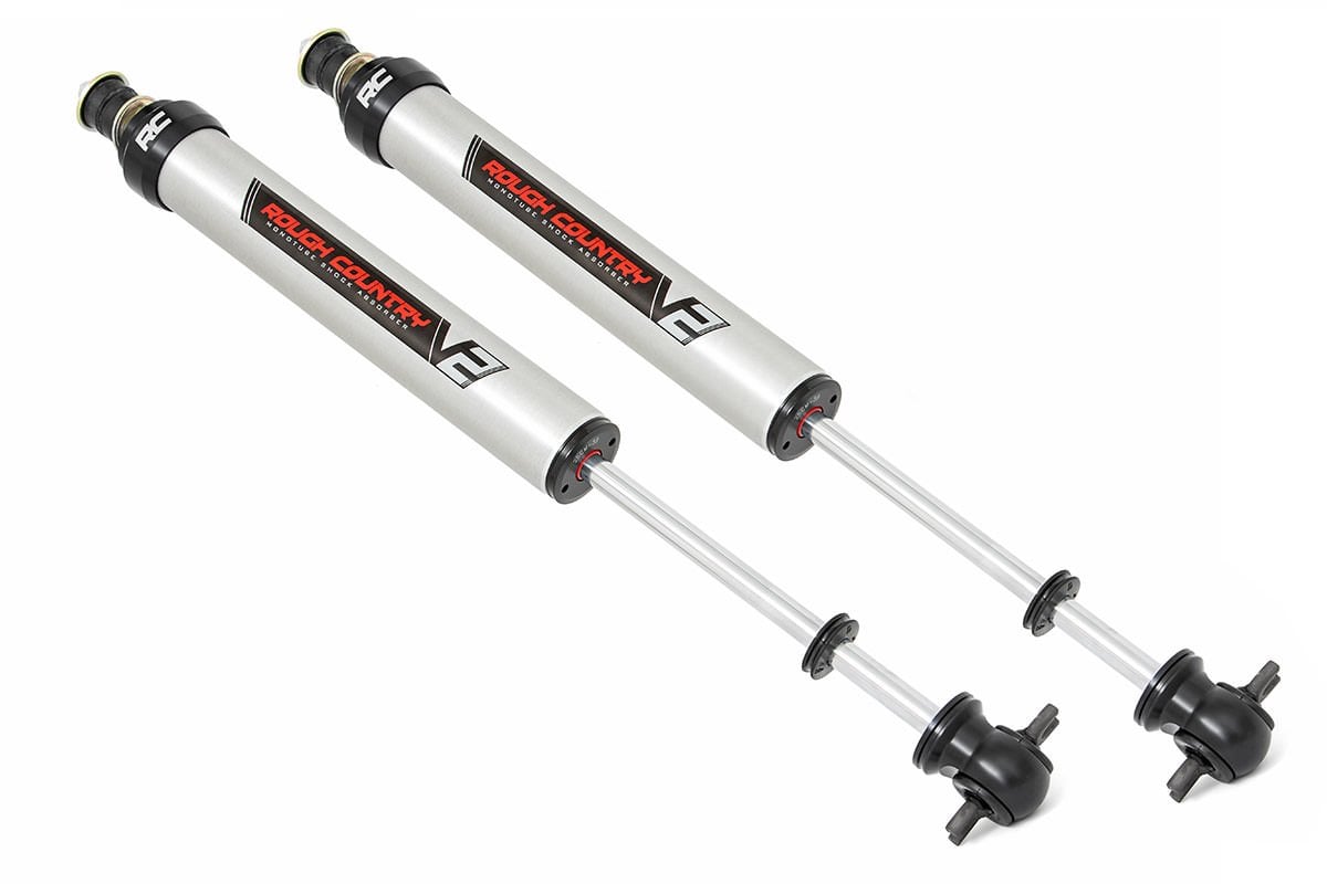 Rough Country 760753_F V2 Front Shocks | 3.5-4.5" | Jeep Wrangler TJ (97-06)/Wrangler Unlimited (04-06)