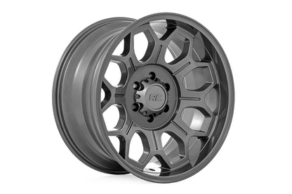 Rough Country 77200917G Rough Country 77 Series Wheel | One-Piece | Gunmetal Gray | 20x9 | 6x135 | 0mm