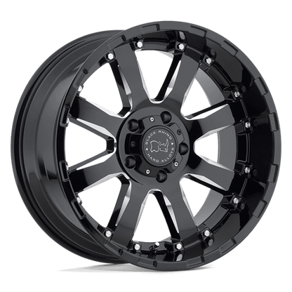 Black Rhino Hard Alloys BR SIERRA 17X9 8X165 -12 122 G-BLK MLD
