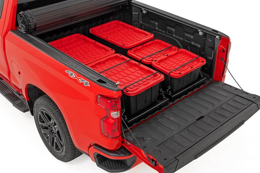Rough Country 10209 Truck Bed Cargo Storage Tray | Easy Access | Long Bed Storage Tray