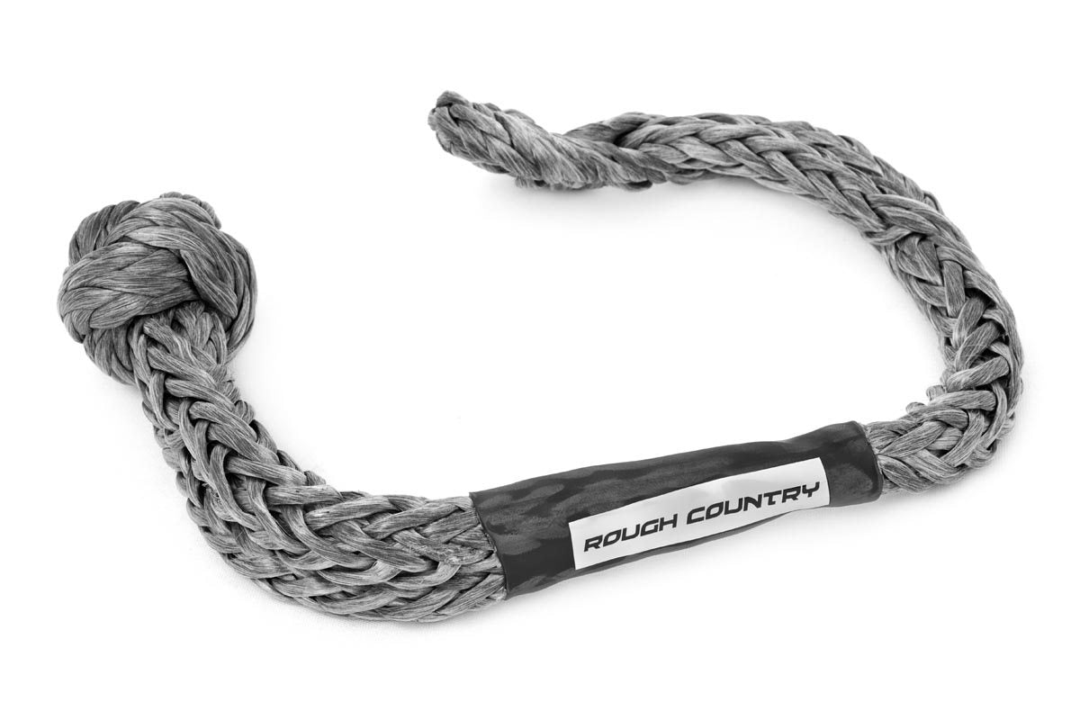 Rough Country RS135 Soft Shackle | 7/16 Inch | Gray