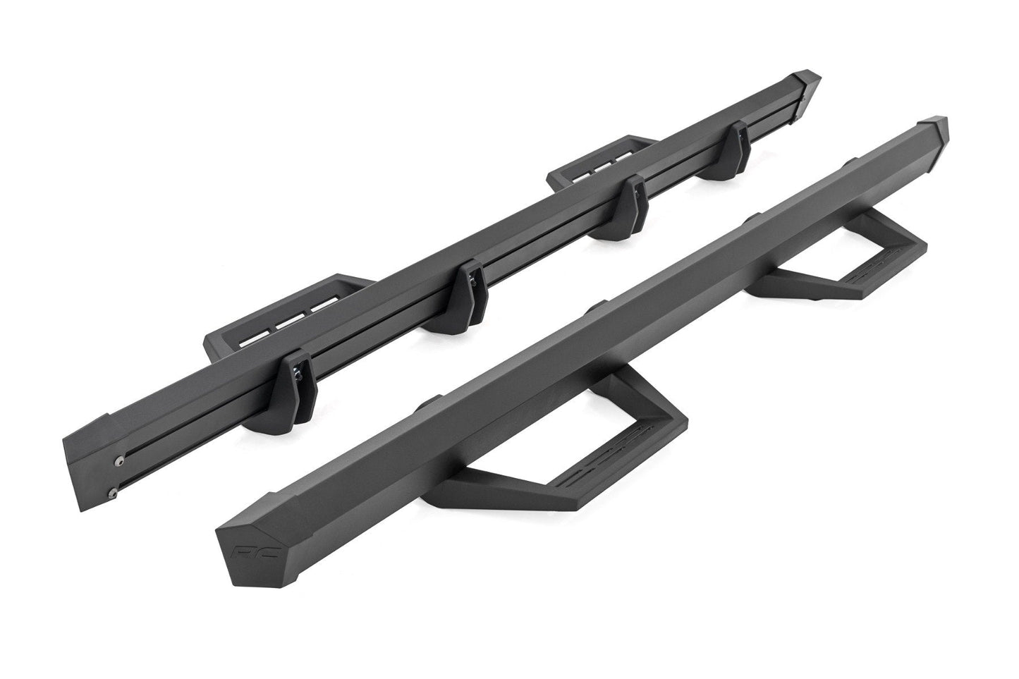 Rough Country 73003 SRL2 Adjustable Aluminum Steps | Double Cab | Toyota Tacoma 2WD/4WD (24-25)