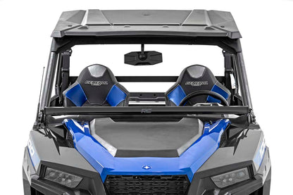 Rough Country 93035 LED Light Kit | Lower Windshield | 50" Black Single Row | White DRL | Polaris General XP 4 1000