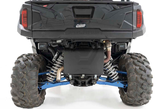 Rough Country 93031 LED Light Kit | Under Bed Mount | 2" Black Pair | Spot | Polaris General XP 4 1000