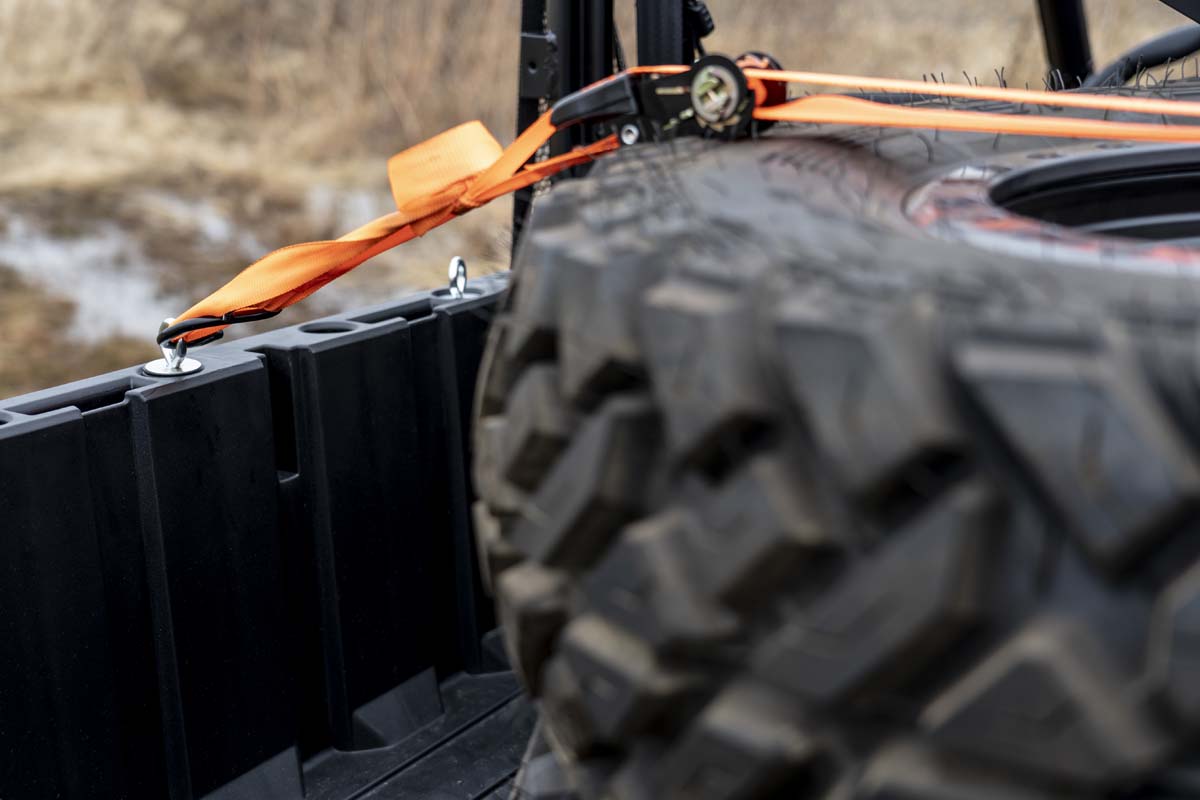 Rough Country 99010 Bed Tie Down Kit | 1-7/16" Diameter | 5 Pieces | Polaris Ranger XP 900/XP 1000/General