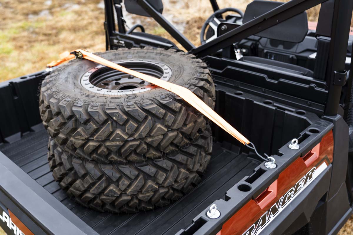 Rough Country 99010 Bed Tie Down Kit | 1-7/16" Diameter | 5 Pieces | Polaris Ranger XP 900/XP 1000/General