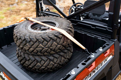 Rough Country 99010 Bed Tie Down Kit | 1-7/16" Diameter | 5 Pieces | Polaris Ranger XP 900/XP 1000/General