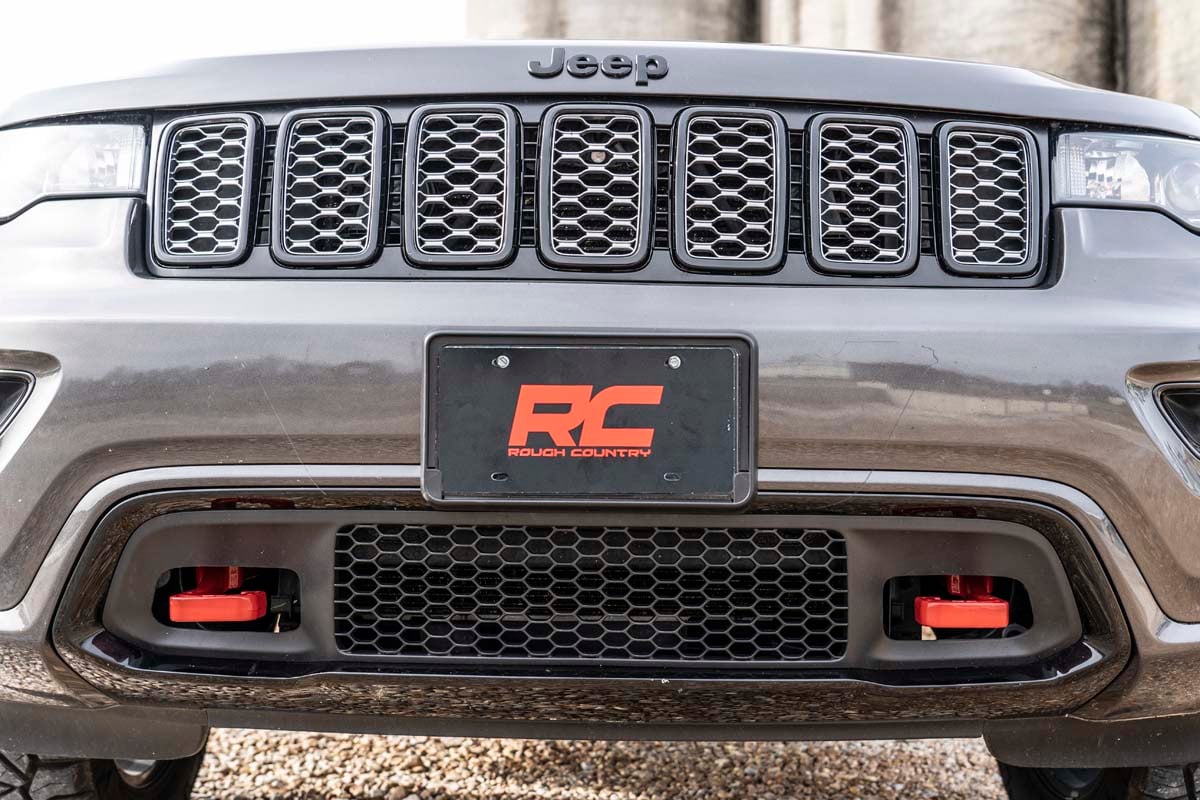 Rough Country RS133 Tow Hooks | Forged | Red | Jeep Grand Cherokee 2WD/4WD (2015-2022)