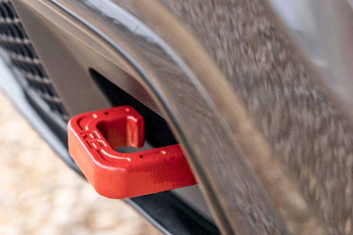 Rough Country RS133 Tow Hooks | Forged | Red | Jeep Grand Cherokee 2WD/4WD (2015-2022)