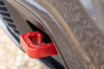 Rough Country RS133 Tow Hooks | Forged | Red | Jeep Grand Cherokee 2WD/4WD (2015-2022)