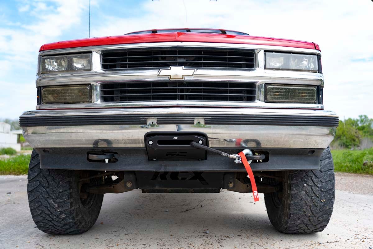 Rough Country 11008 Hidden Winch Mounting Plate | Chevy C1500/K1500 Truck & SUV 4WD (1988-1999)
