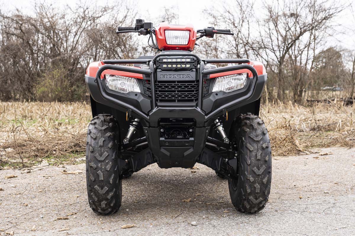 Rough Country 92016 LED Light Kit | Bumper Mount | 6" Black Slimline Pair | Honda Foreman 500