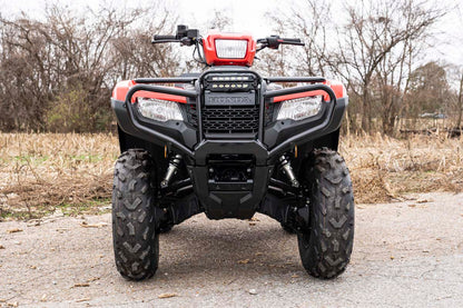 Rough Country 92016 LED Light Kit | Bumper Mount | 6" Black Slimline Pair | Honda Foreman 500