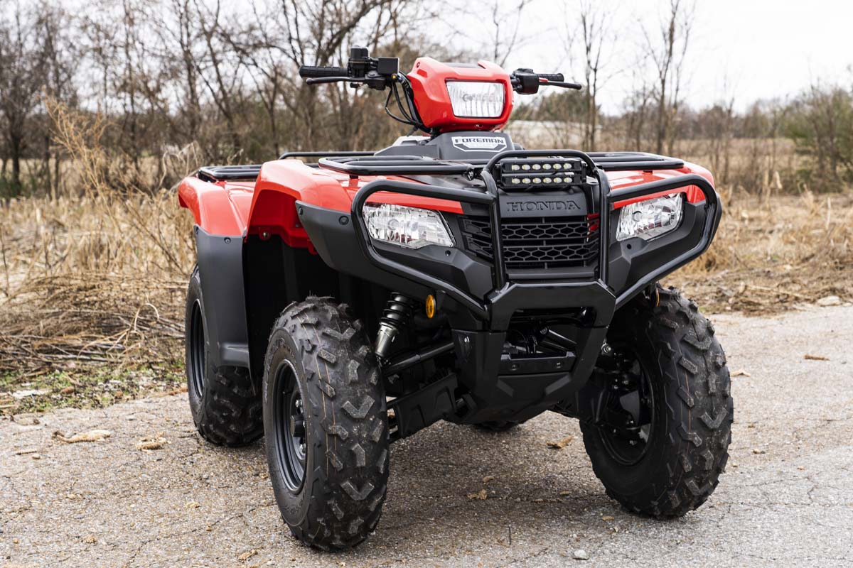 Rough Country 92016 LED Light Kit | Bumper Mount | 6" Black Slimline Pair | Honda Foreman 500