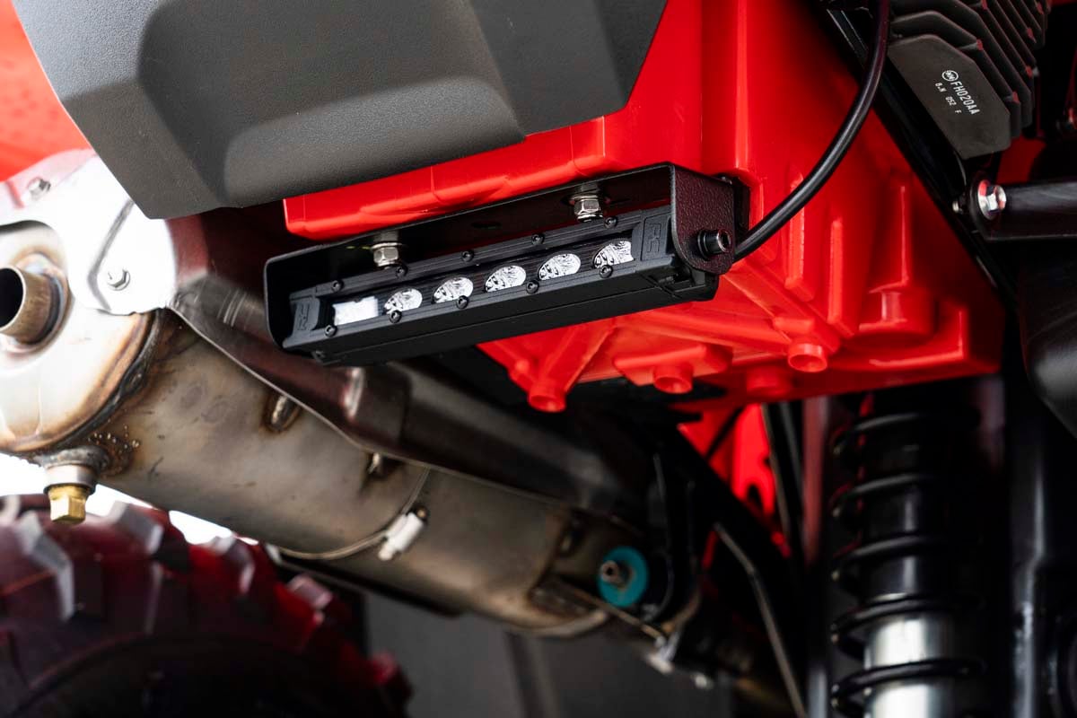 Rough Country 92018 LED Light Kit | Rear Mount | 6" Black Slimline | Honda Foreman 500