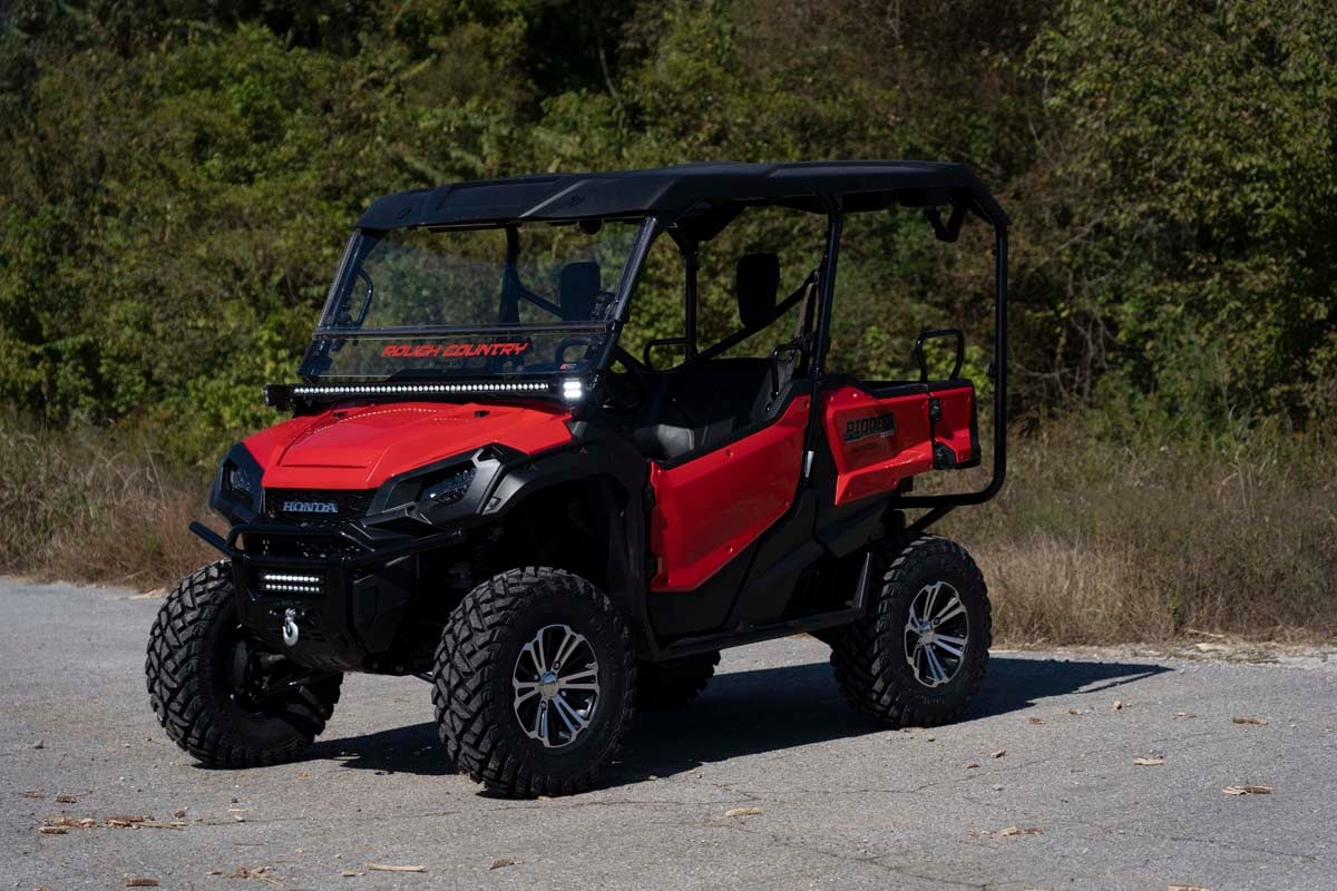 Rough Country 92009 LED Light Kit | Cage Mount | 2" Black Pair | Honda Pioneer 1000