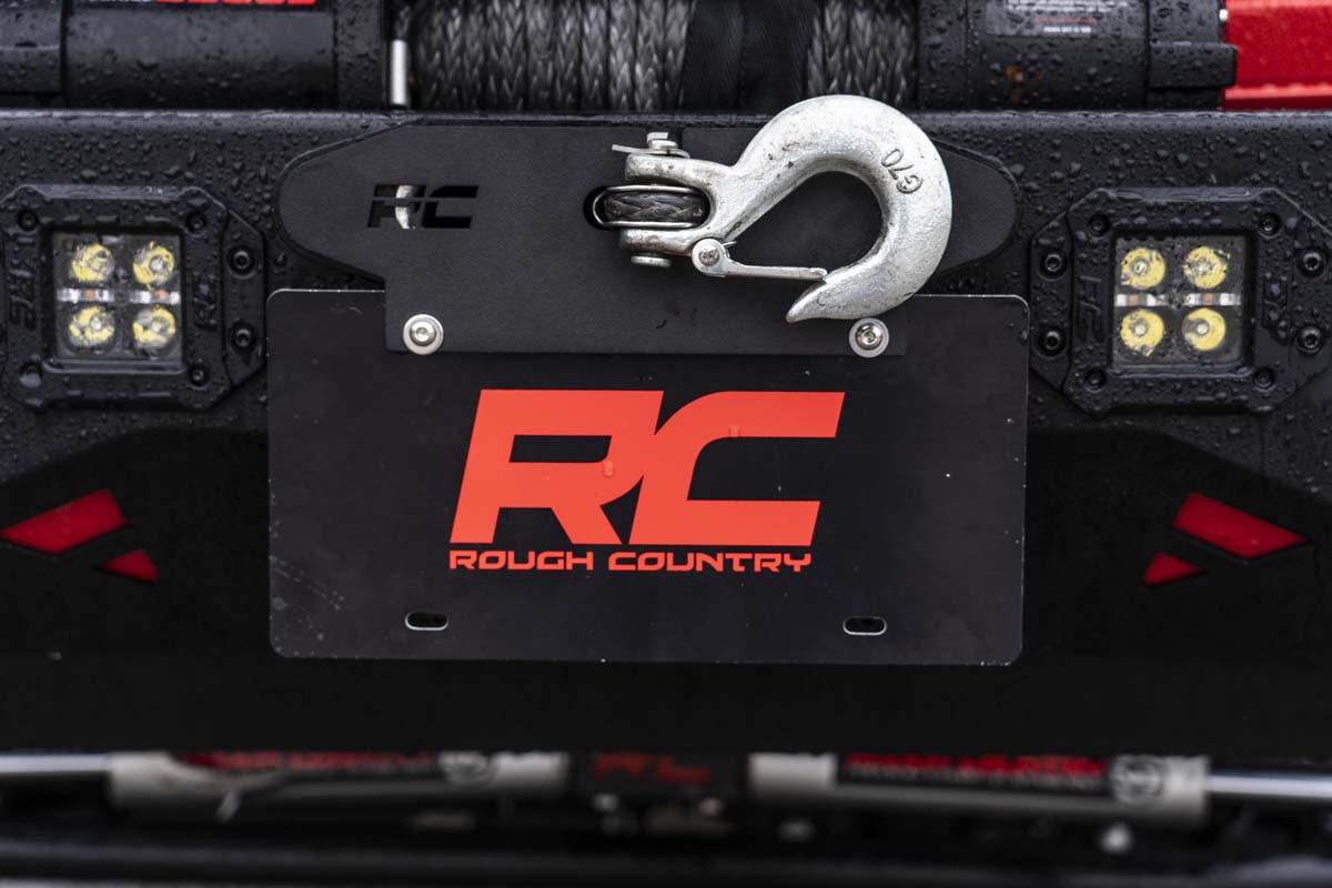 Rough Country RS124 License Plate Mnt | Hawse | Quick Release