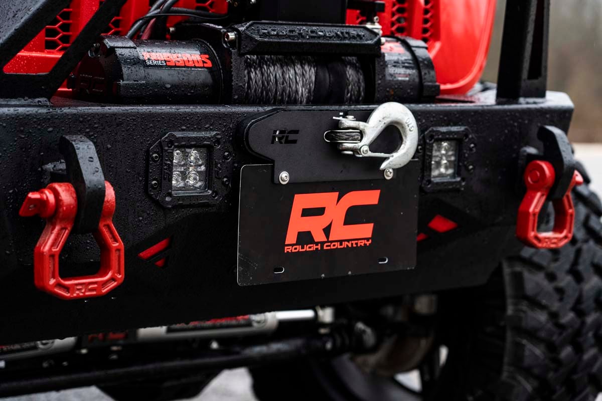 Rough Country RS124 License Plate Mnt | Hawse | Quick Release