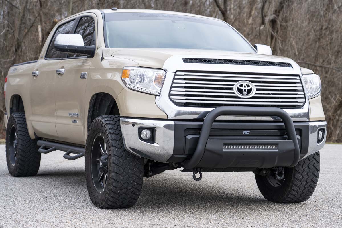 Rough Country RS146 Tow Hook Brackets | Bull Bar Support | Toyota Tundra 2WD/4WD (2007-2021)