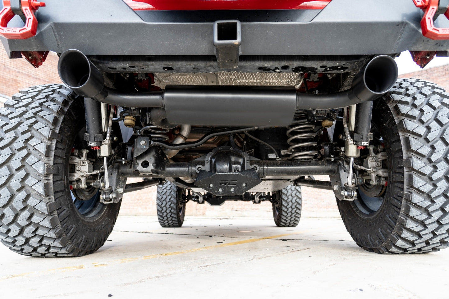 Rough Country 96003 Performance Exhaust | Dual Outlet | Jeep Wrangler JL (18-25)/Wrangler Unlimited (18-25)