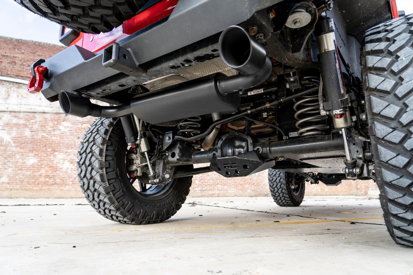 Rough Country 96003 Performance Exhaust | Dual Outlet | Jeep Wrangler JL (18-25)/Wrangler Unlimited (18-25)
