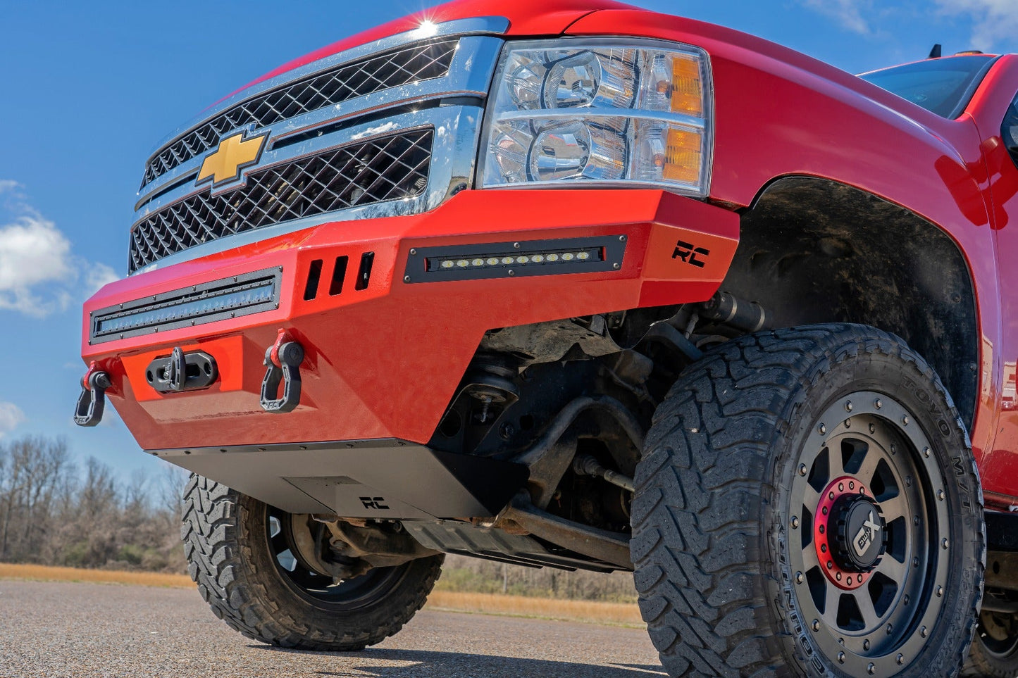 Rough Country 10800 Skid Plate | Prerunner Bumper | Chevy Silverado 2500 HD 2WD/4WD (2007-2014)