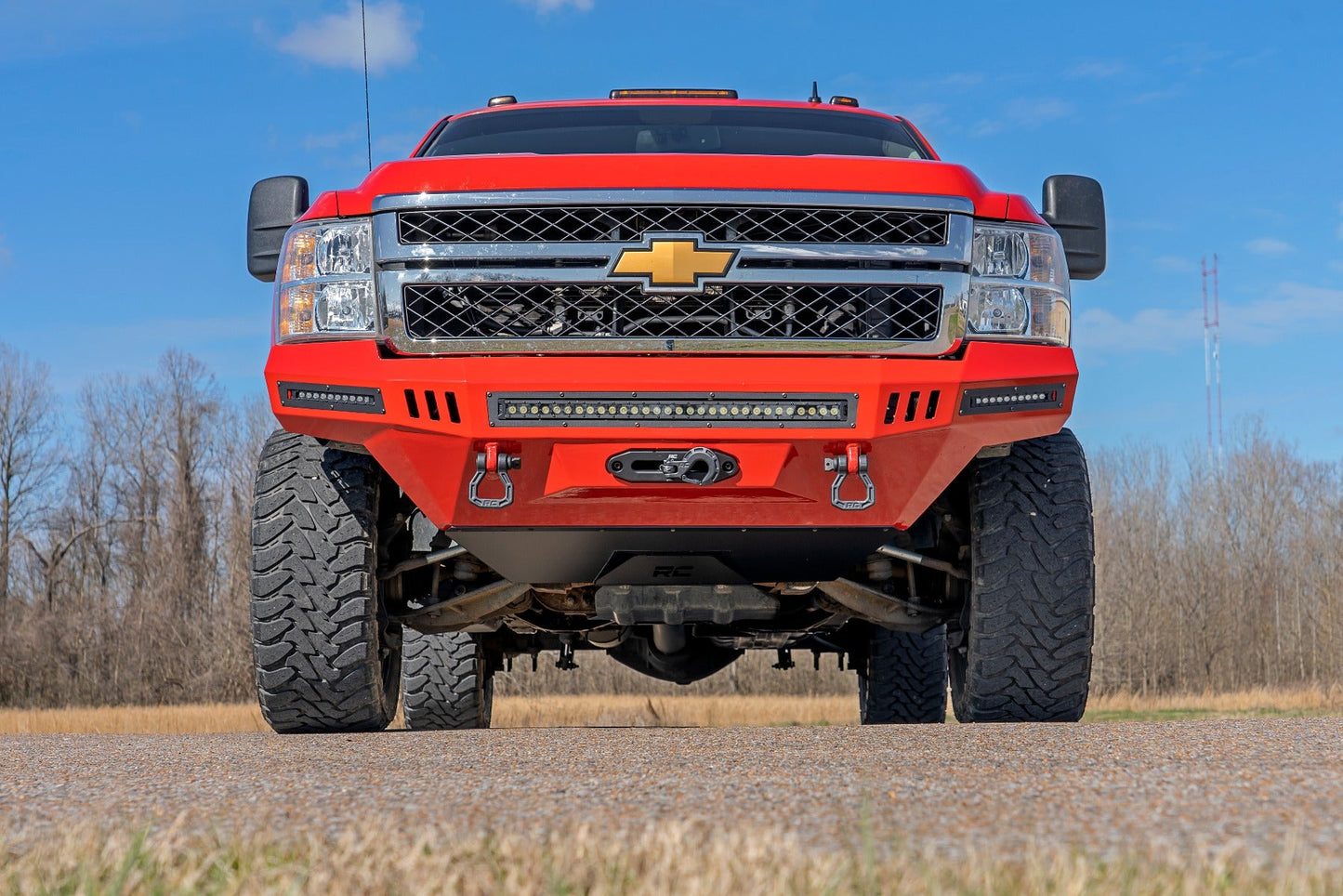 Rough Country 10800 Skid Plate | Prerunner Bumper | Chevy Silverado 2500 HD 2WD/4WD (2007-2014)