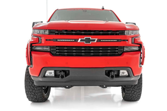 Rough Country RS155 Tow Hook Brackets | D-Ring Combo | Chevy Silverado 1500 2WD/4WD (2019-2025 & Classic)