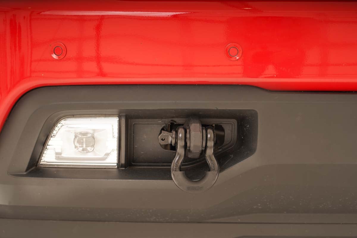 Rough Country RS155 Tow Hook Brackets | D-Ring Combo | Chevy Silverado 1500 2WD/4WD (2019-2025 & Classic)