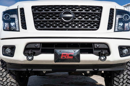 Rough Country RS160 Tow Hook Brackets | D-Ring Combo | Nissan Titan 2WD/4WD (2017-2024)
