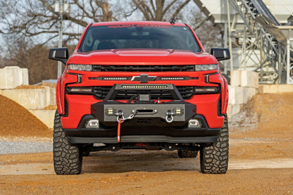 Rough Country 10765 EXO Winch Mount Kit | Chevy Silverado 1500 2WD/4WD (2019-2022)