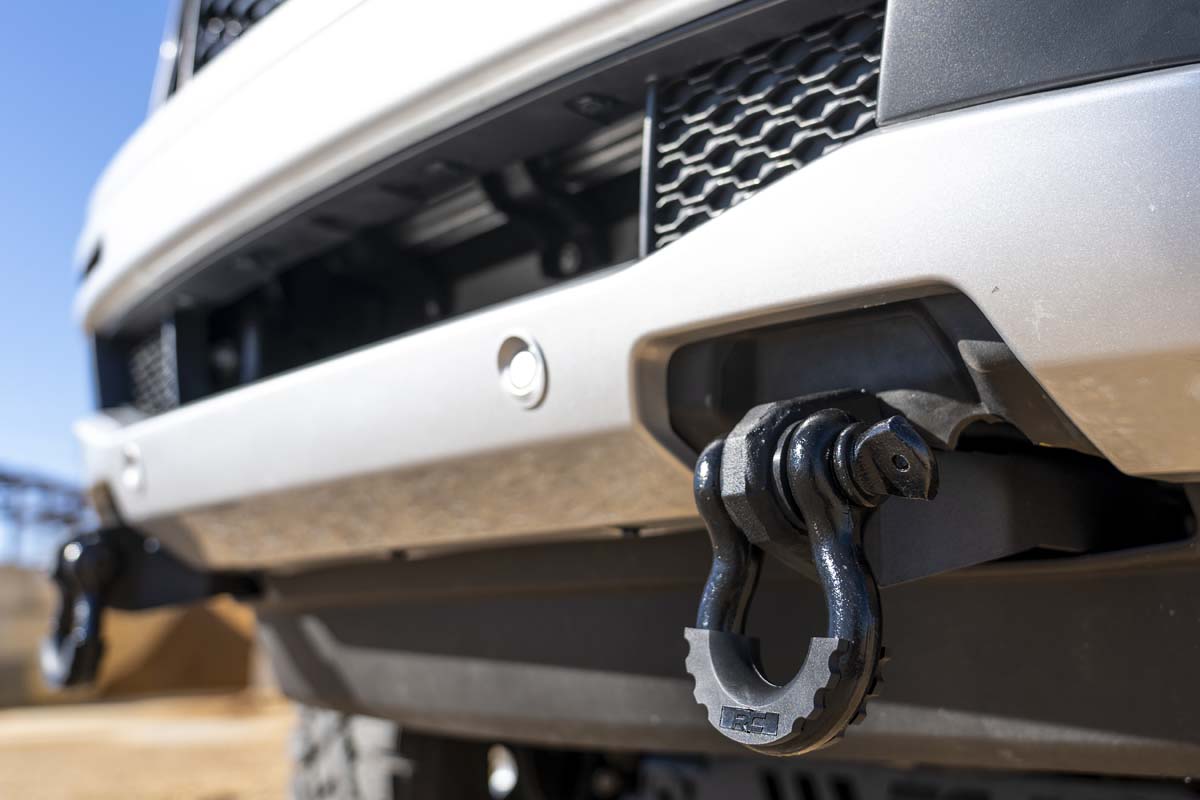 Rough Country RS152 Tow Hook Brackets | D-Ring Combo | Ford Ranger 2WD/4WD (2019-2023)