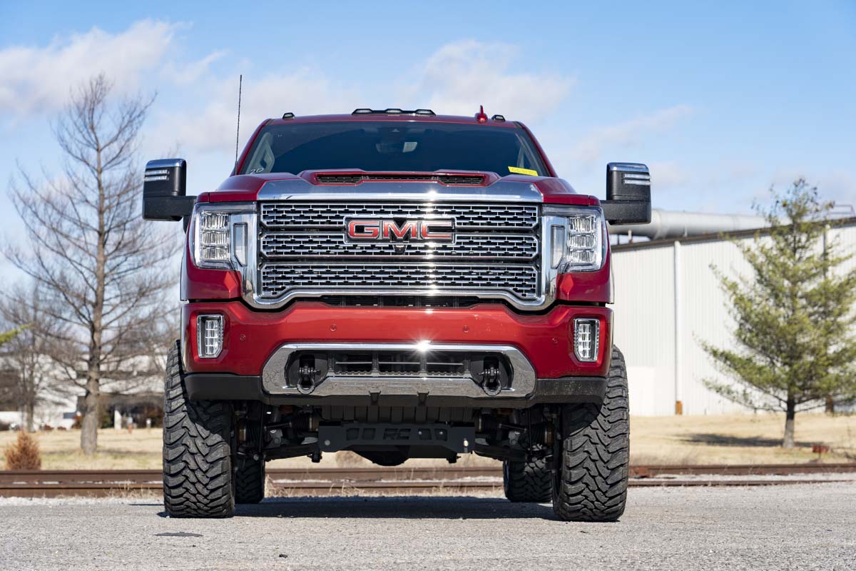 Rough Country RS159 Tow Hook Brackets | D-Ring Combo | GMC Sierra 2500 HD 2WD/4WD (2020-2025)