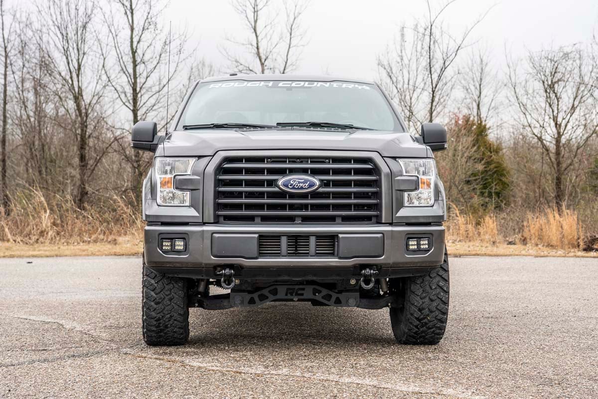 Rough Country RS158 Tow Hook Brackets | D-Ring Combo | Ford F-150 2WD/4WD (2009-2025)