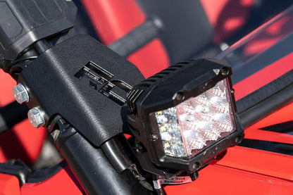 Rough Country 92033 LED Light Kit | Cage Mount | 2" Black Pair | Amber DRL | Honda Talon 1000