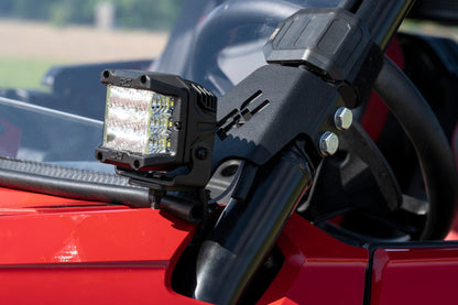 Rough Country 92035 LED Light Kit | Cage Mount | 2" Chrome Pair | Wide Angle | Honda Talon 1000