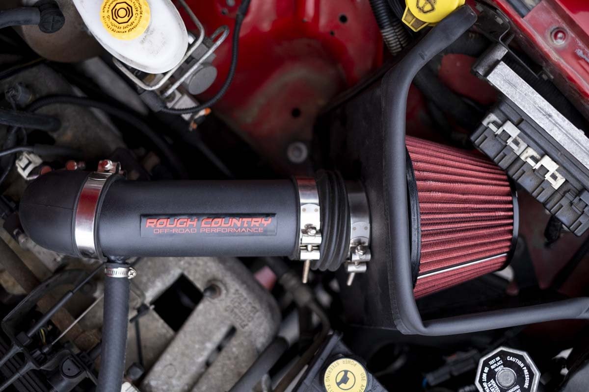 Rough Country 10552PF Cold Air Intake Kit | 4.0L | Pre Filter | Jeep Cherokee XJ 2WD/4WD (91-01)