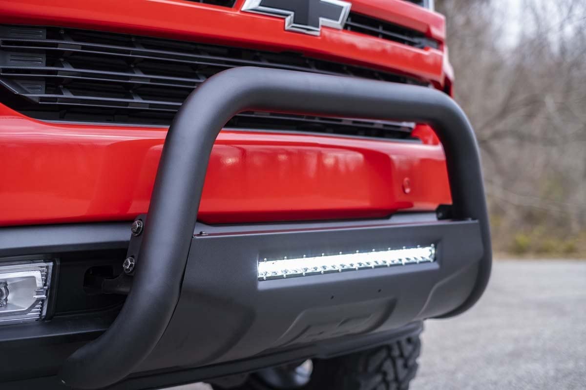Rough Country B-C4072 Black LED Bull Bar | Chevy Silverado 1500 2WD/4WD (2019-2022)