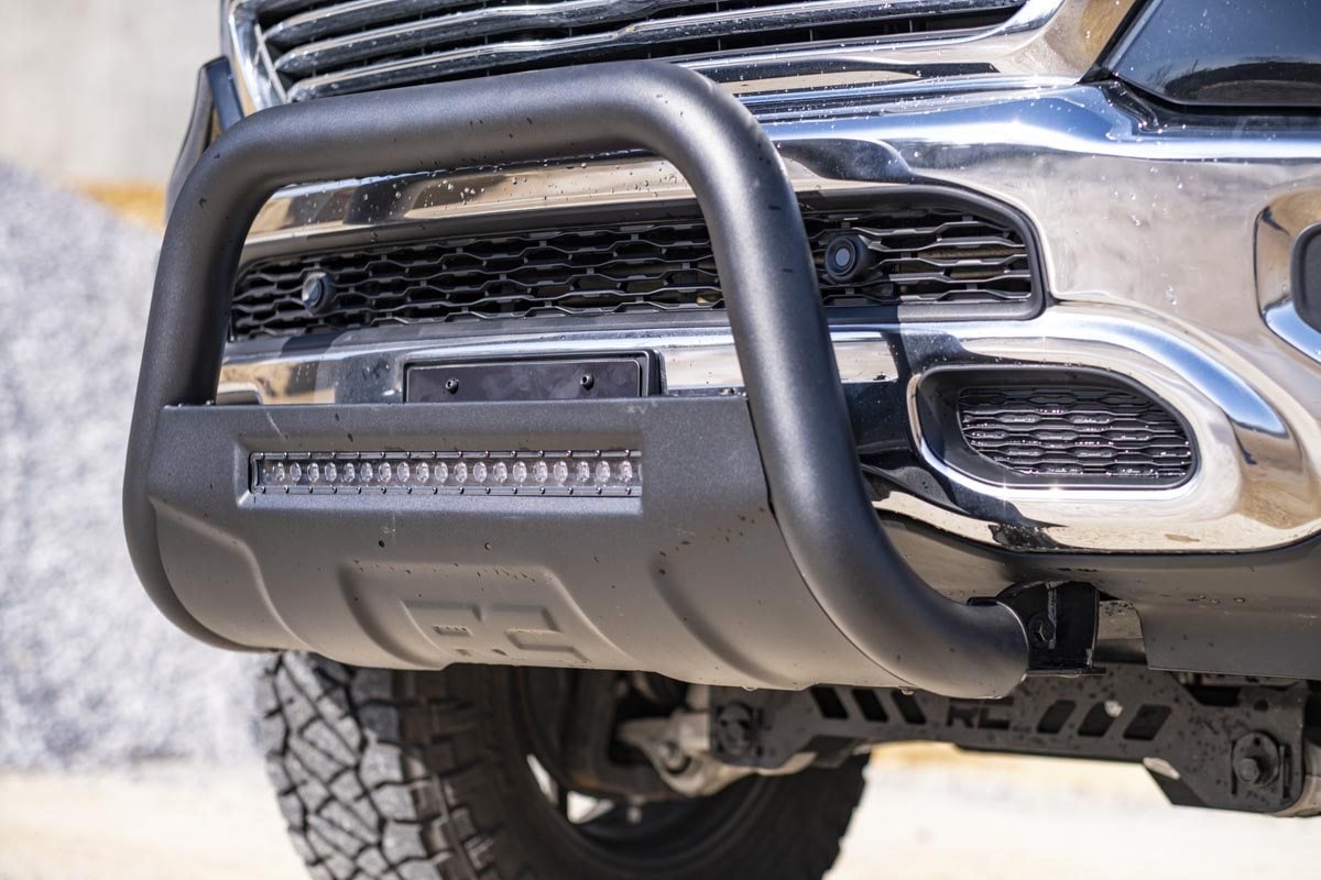 Rough Country B-D4092 Black LED Bull Bar | Ram 1500 2WD/4WD (2019-2024)