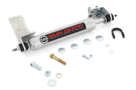 Rough Country 8732630 N3 Steering Stabilizer | 0-3 Inch Lift | Chevy/GMC Sierra 1500/Silverado 1500/Tahoe/Yukon (92-06)
