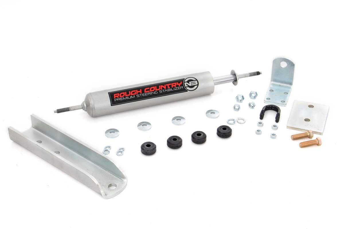 Rough Country 8733130 N3 Steering Stabilizer | Ford Bronco II 2WD/4WD (1984-1990)