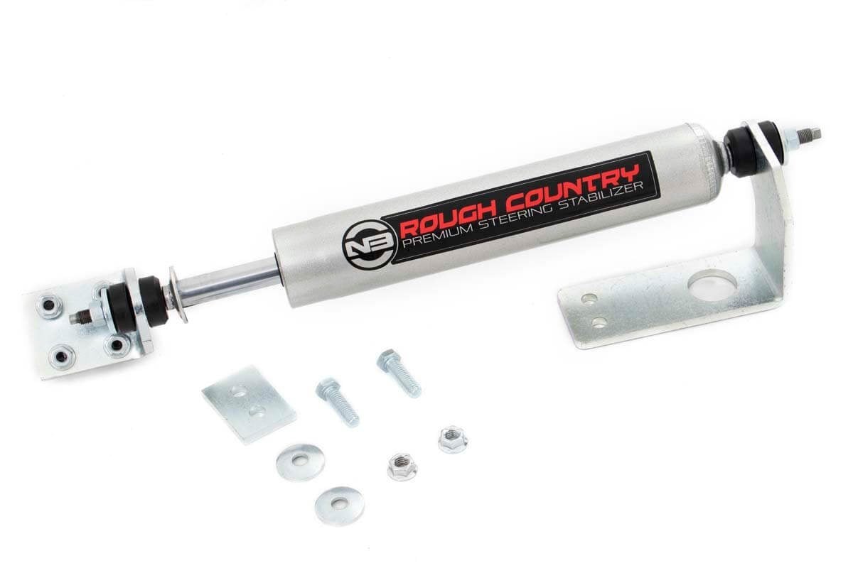 Rough Country 8734330 N3 Steering Stabilizer | 0-5 Inch Lift | Ford F-150 4WD (1997-2003)