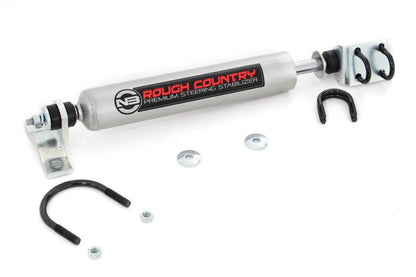 Rough Country 8734530 N3 Steering Stabilizer | Multiple Makes & Models (Dodge/Jeep)